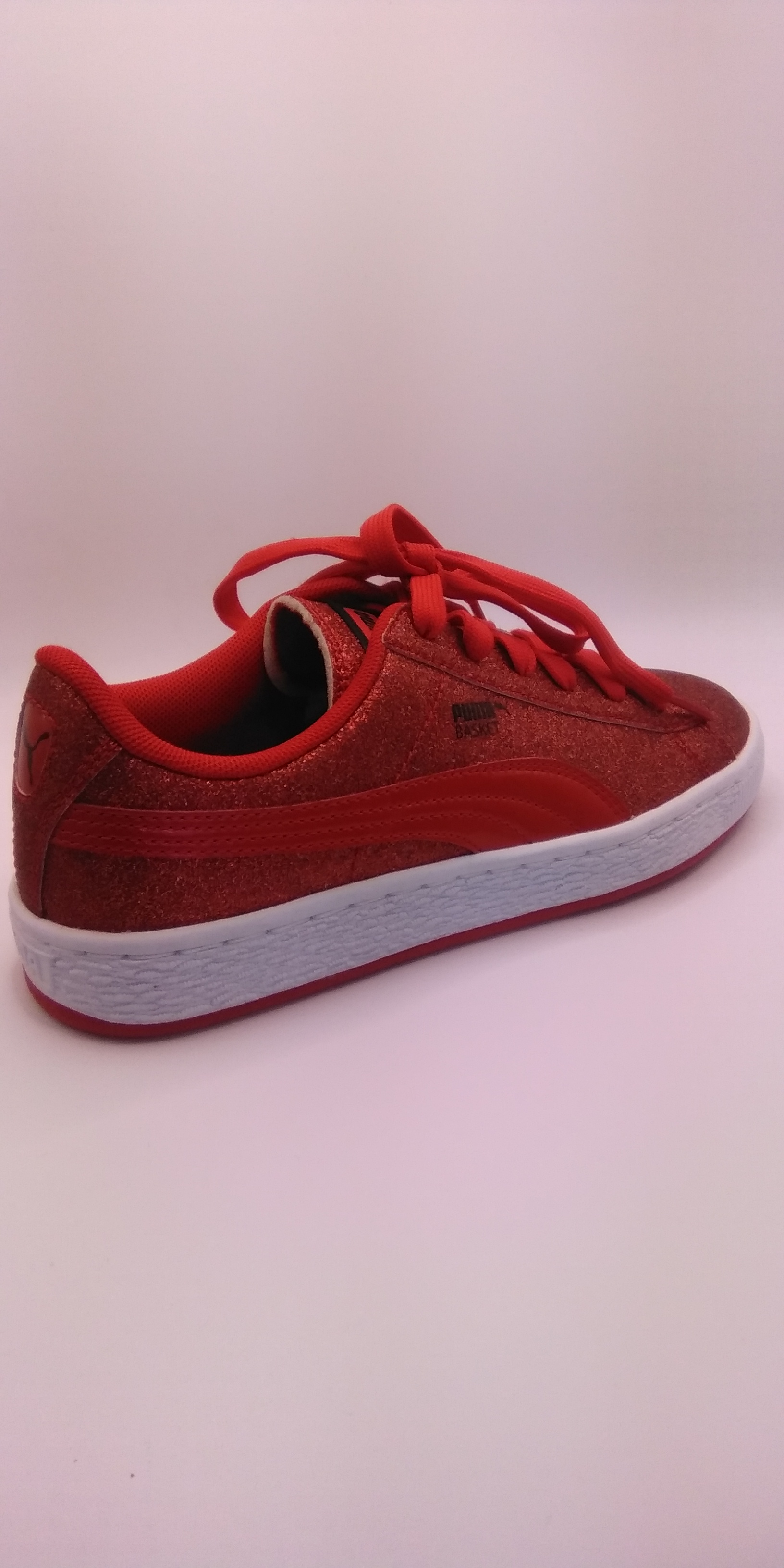 PUMA 23.5CM ROJO BRILLOS
